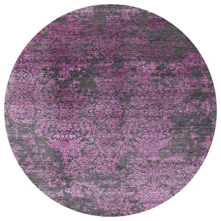 Ahgly Company Indoor Round Mid-Century Modern Area Rugs, 4' Round