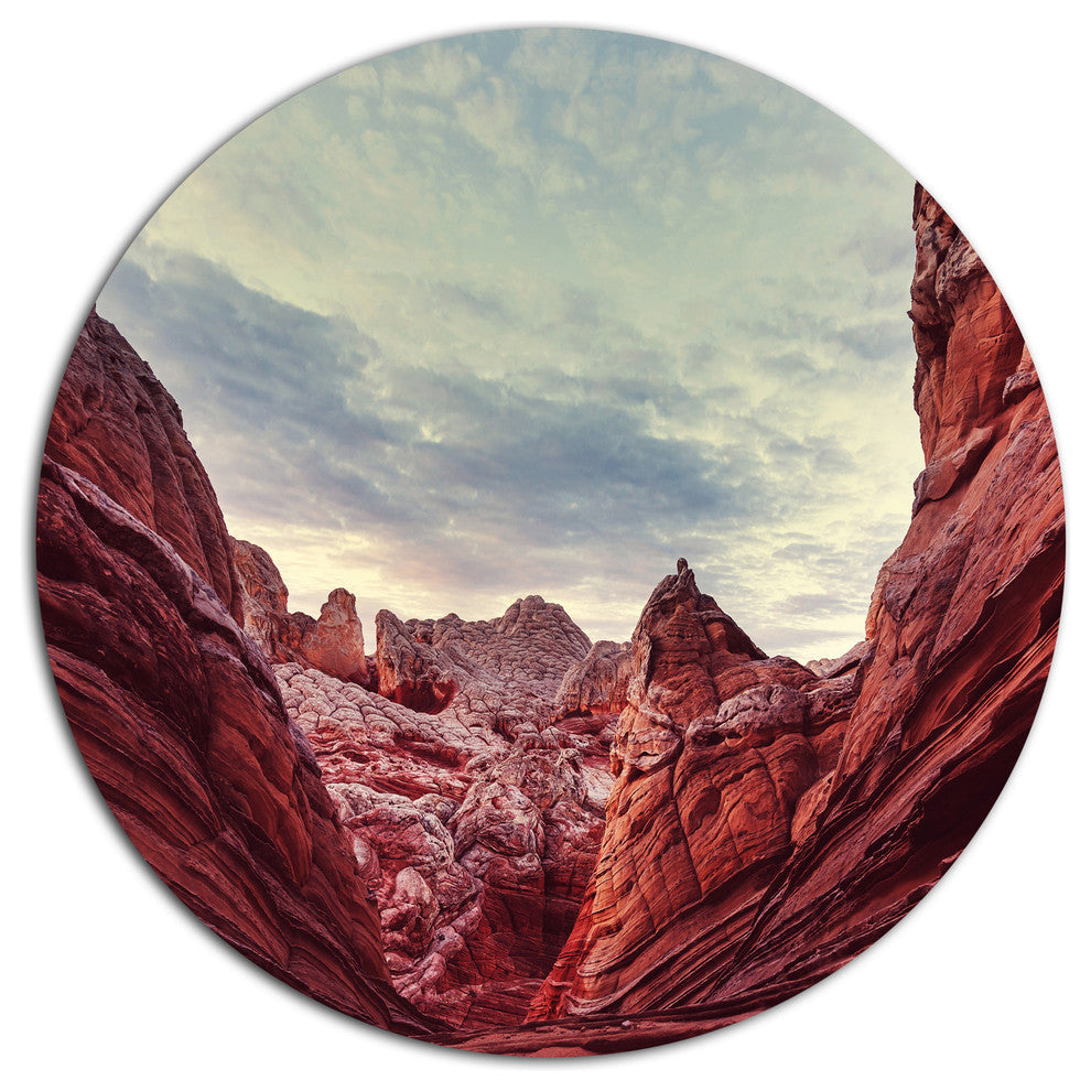 Vermillion Cliffs National Monument Park, Landscape Circle Artwork, 23"