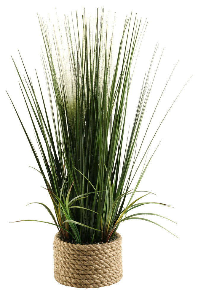 30" Mixed Grasses in Ceramic Planter
