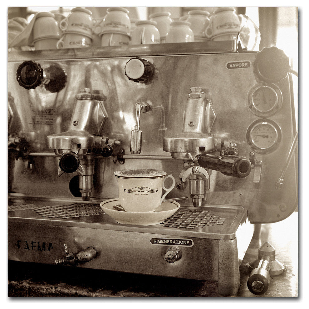 Alan Blaustein 'Tuscany Caffe I' Canvas Art, 35x35