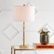 Windsor 29" Metal LED Table Lamp, Gold Leaf