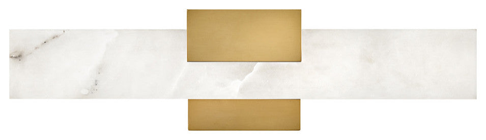Hinkley Cadiz Medium Led Vanity, Heritage Brass