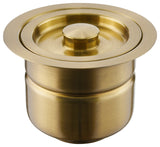 4.5" Stainless Steel Basket Drain, Gold