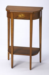 Butler Wendell Console Table, Olive Ash Burl