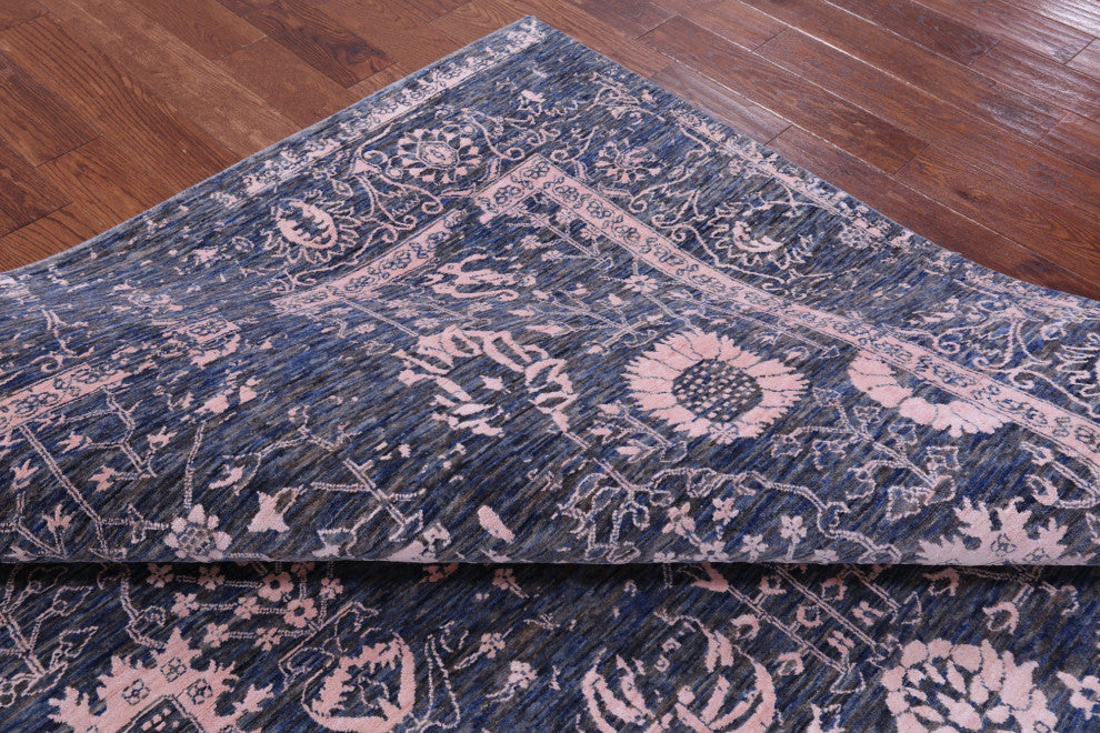 Wool & Silk Hand Knotted Persian Rug 8' 1" X 10' 2" - Q15772