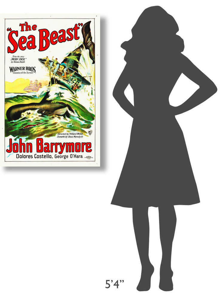"The Sea Beast" Stretched Canvas Giclee by Hollywood Photo Archive, 24x36"