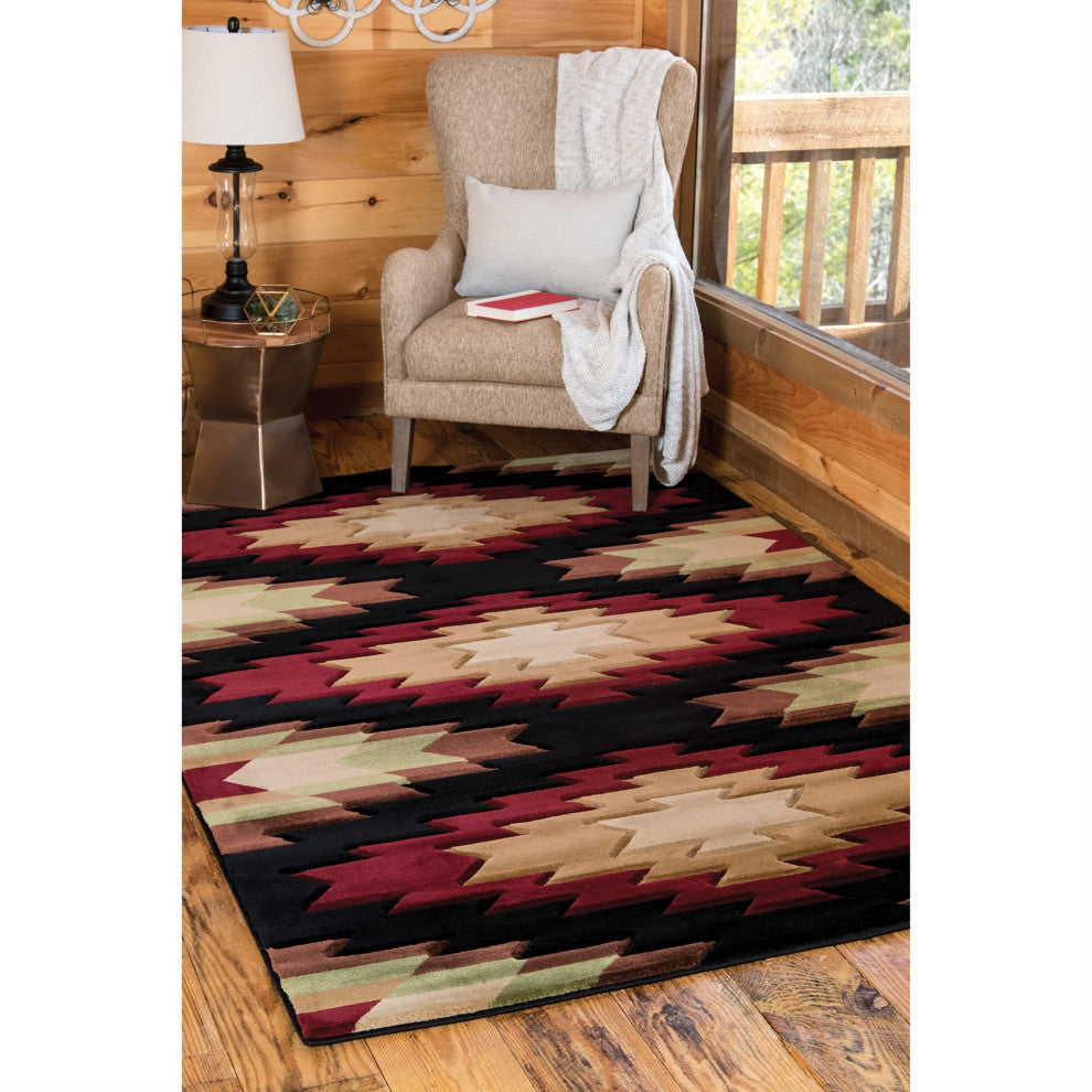 United Weavers Cottage Navajo Multi Runner Rug 2'7"x7'4"