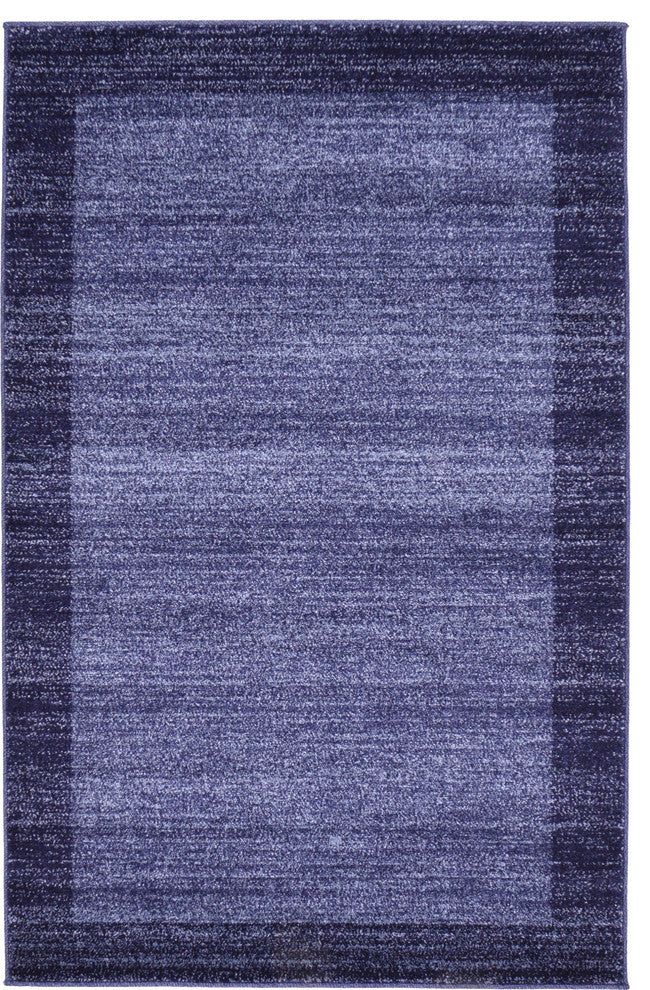 Unique Loom Navy Blue Del Mar Abigail 3' 3 x 5' 3 Area Rug