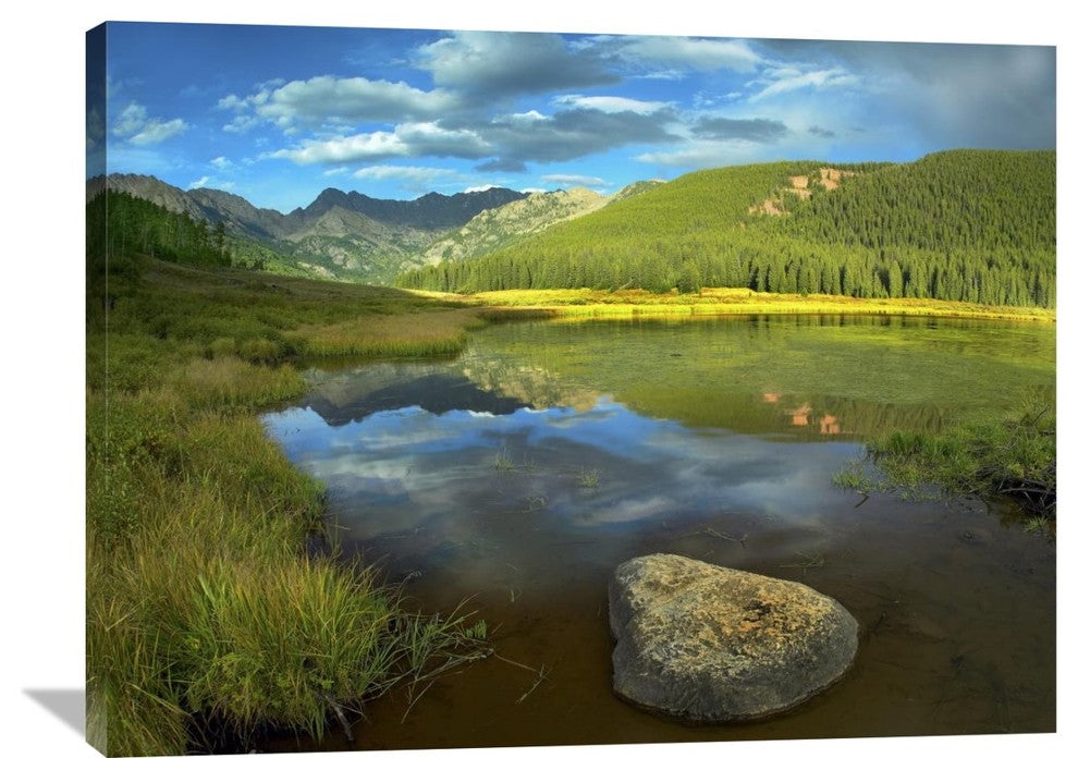 "Mt Powell And Piney Lake, Colorado" Artwork, 40" x 30"
