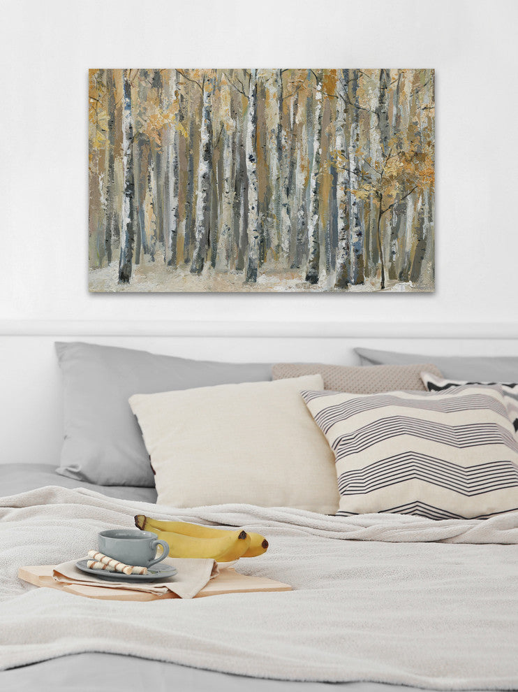 "Autumn Forest II" Painting Print on Wrapped Canvas, 60"x40"