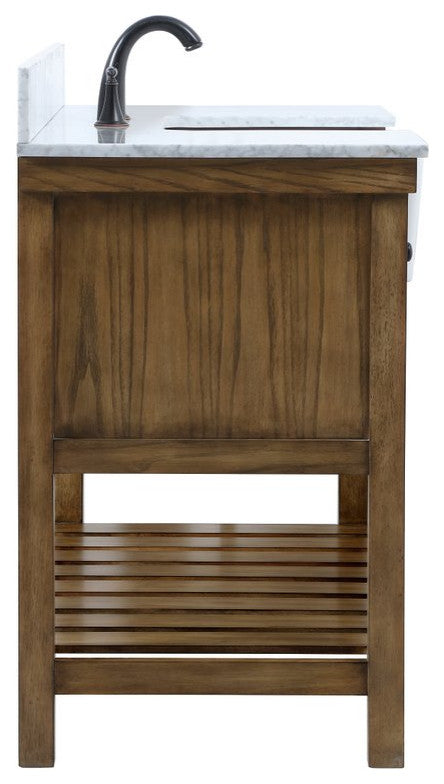 Home Living 22" Farmhouse Driftwood-Light Bathroom Vanity