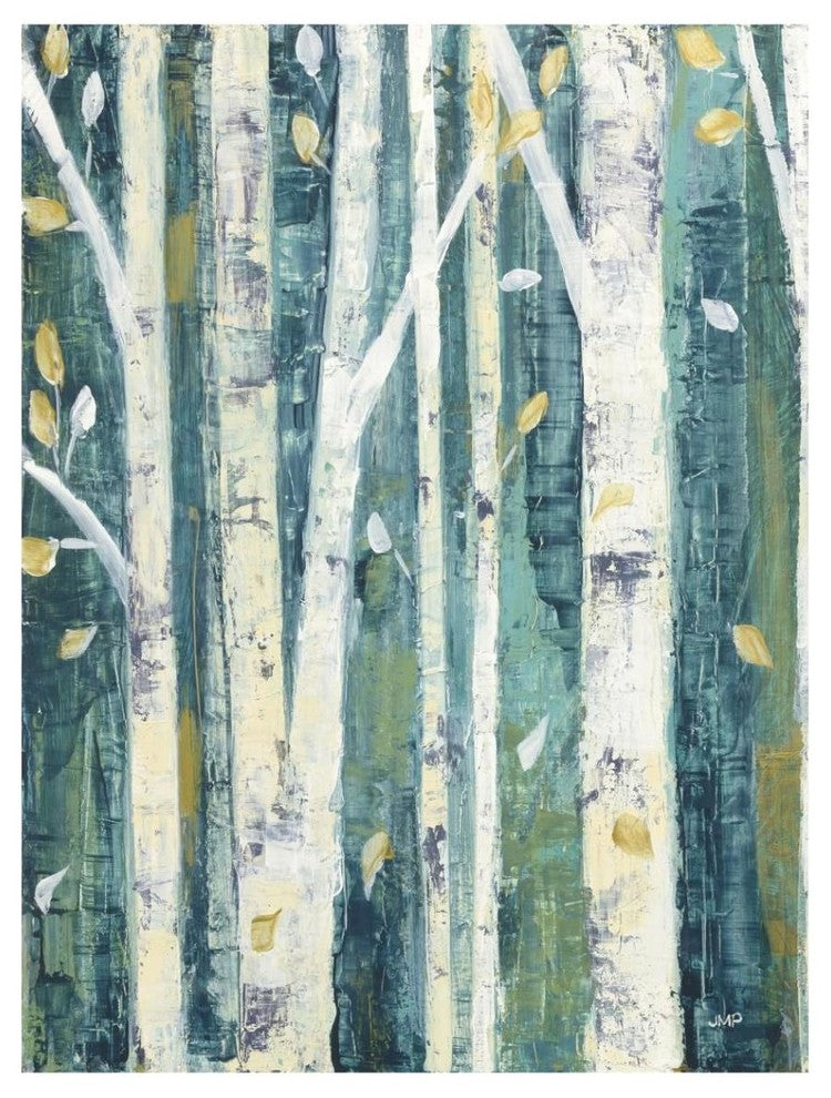 "Birches in Spring II" Digital Paper Print by Julia Purinton, 32"x42"