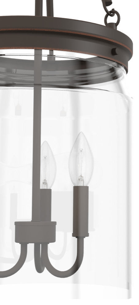 Hunter Devon Park Onyx Bengal 3 Light Pendant Ceiling Light