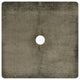 Lisse 15" Square Concrete Vessel Bathroom Sink, Dark Gray