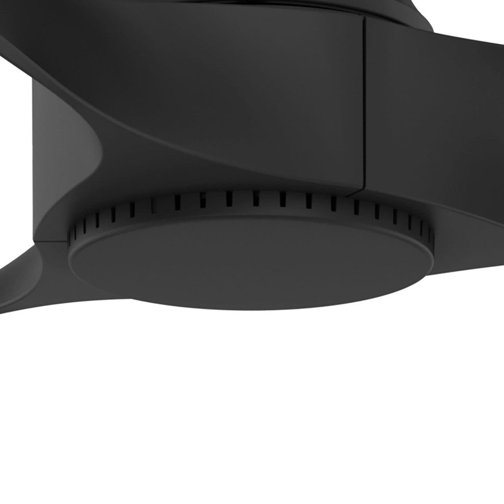 Hunter 60" Mosley ENERGY STAR Matte Black Damp Rated Fan and Wall Control