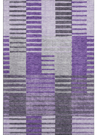 Premium Machine Washable Mayfield AMF687 Purple 9' x 12' Rug