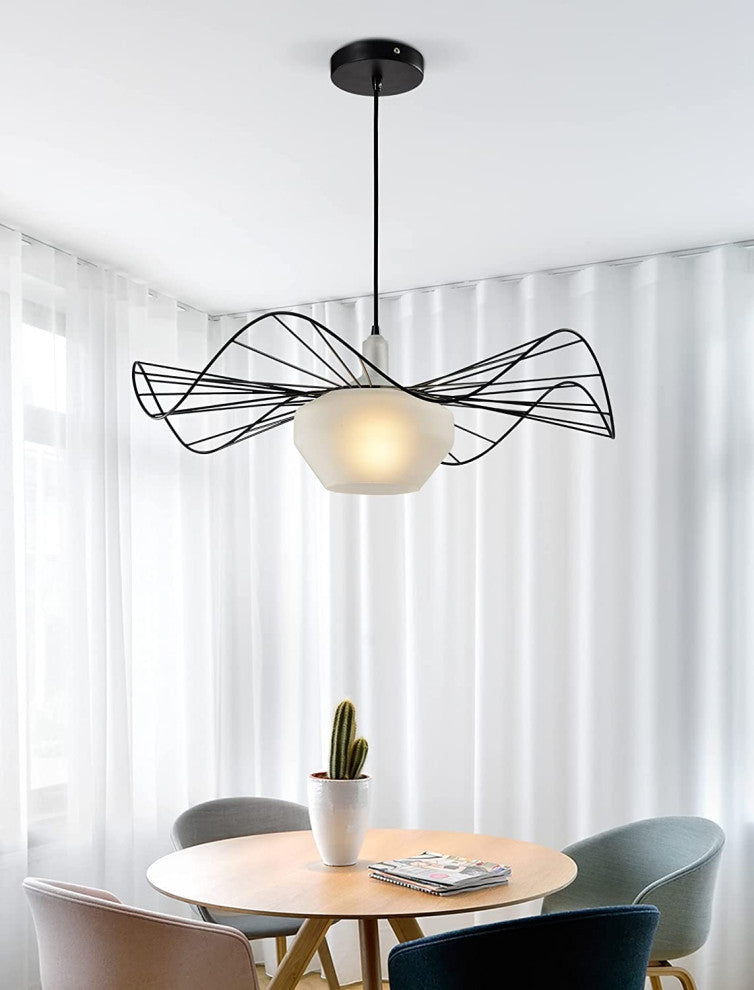 BAZZ Giulia Pendant Light 800 Lumens - 2700K (Bulb Included), Black (P20045BK1)