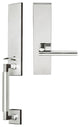 Sunrise Lever, Mortise Dummy Handle set, Left Hand, Polished Stainless Steel
