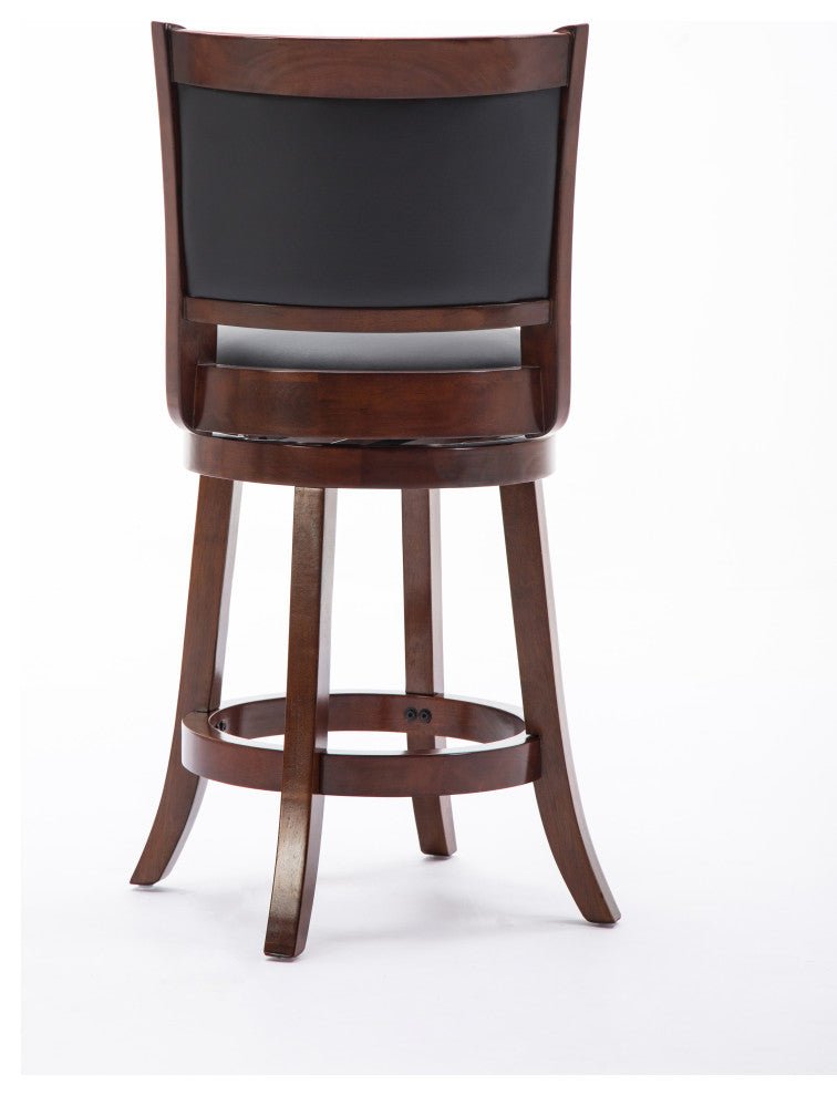 Augusta Swivel Counter Stool, Cherry