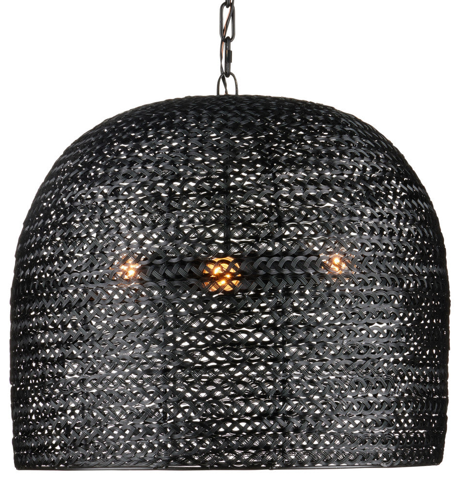 Piero Black Medium Pendant