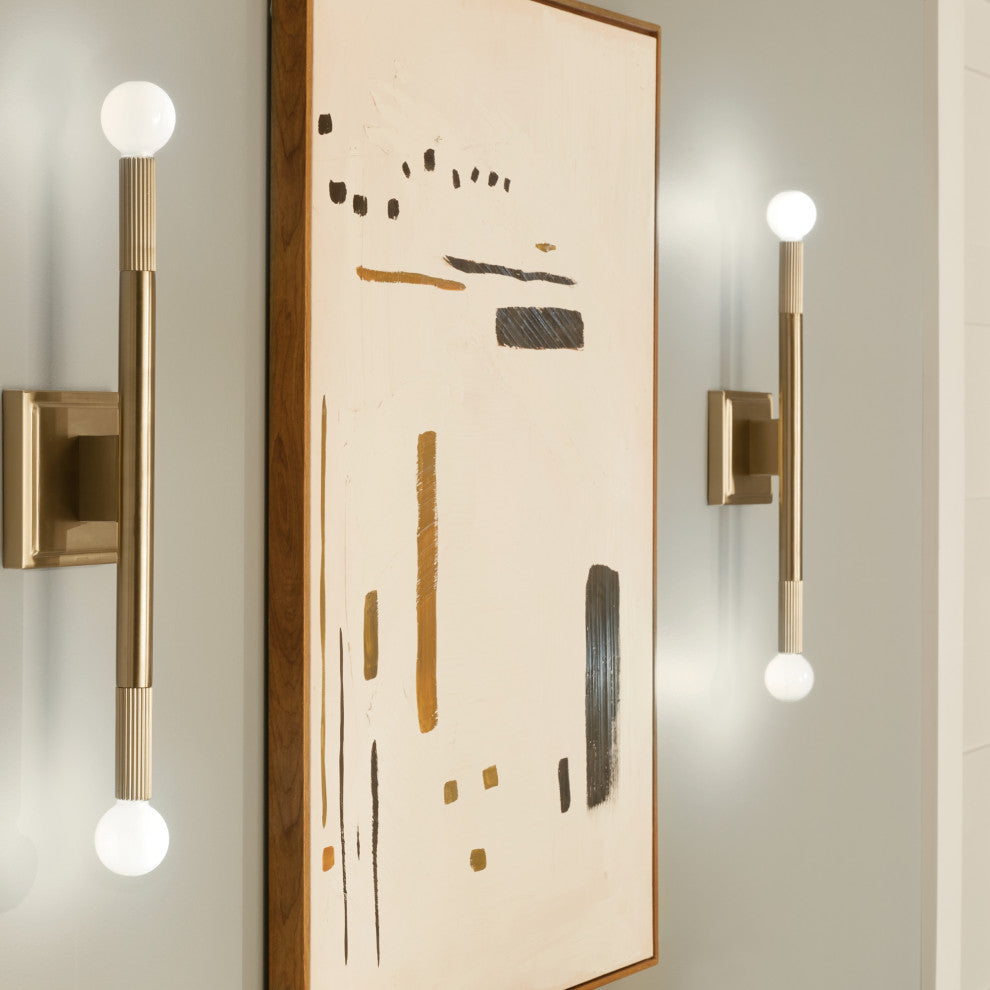 Odensa 2 Light Wall Sconce, Champagne Bronze