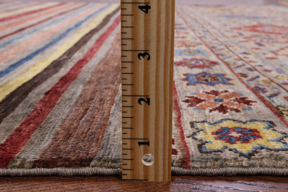 5' 7" X 8' 6" Super Kazak Khorjin Hand-Knotted Rug Q7438