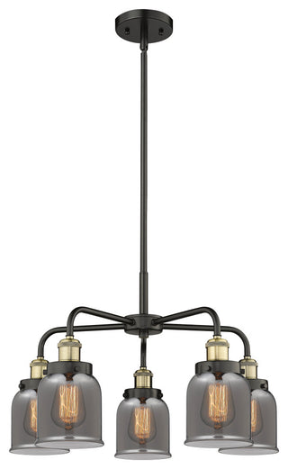 Innovations Cone 5 23" Chandelier Black Antique Brass