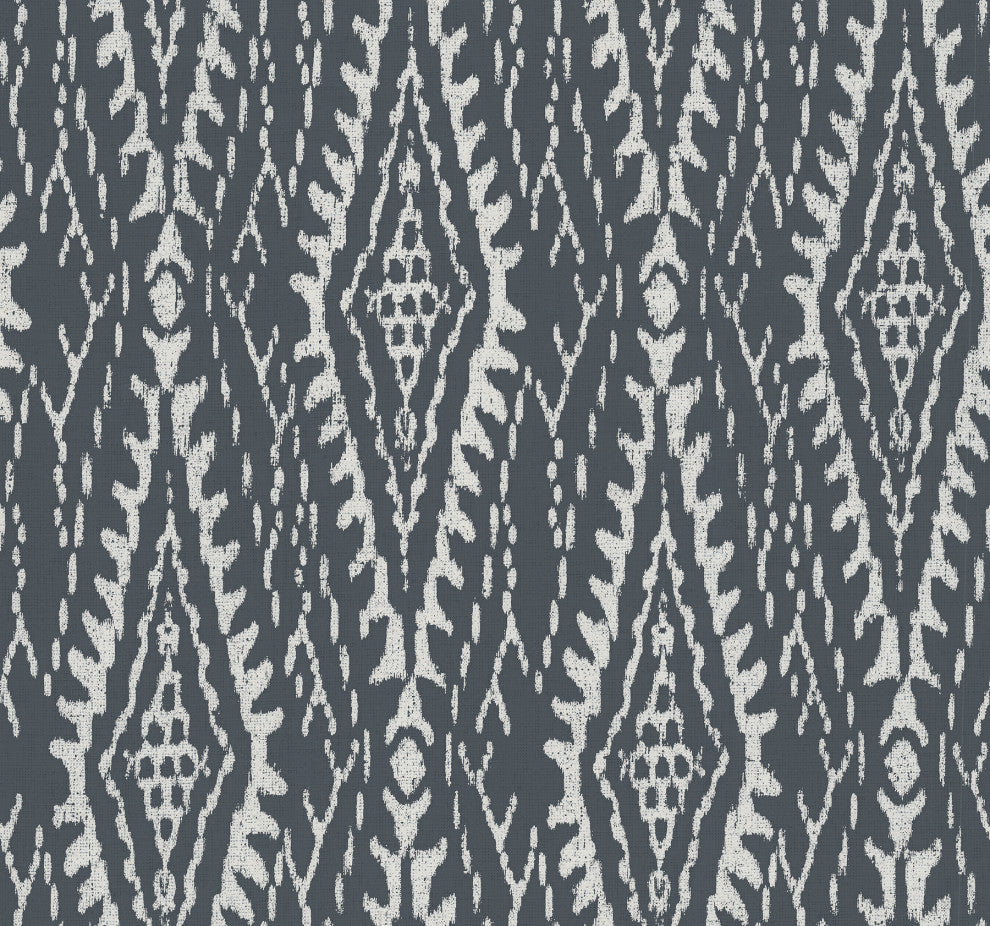 Rousseau Paperweave Charcoal Wallpaper