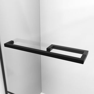 DreamLine Unidoor Madrid 58-58 1/2x72 Hinged Shower Door in Satin Black