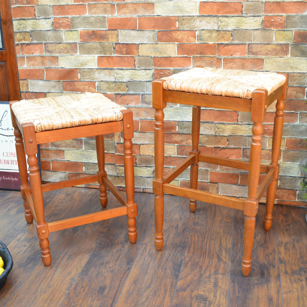 Thomasville Rta 24" Counter Stool, Walnut