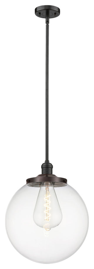 Beacon Pendant, Oil Rubbed Bronze, Clear