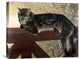 "Cat On The Balustrade" Stretched Canvas Giclee by Theophile Steinlen, 22"x18"