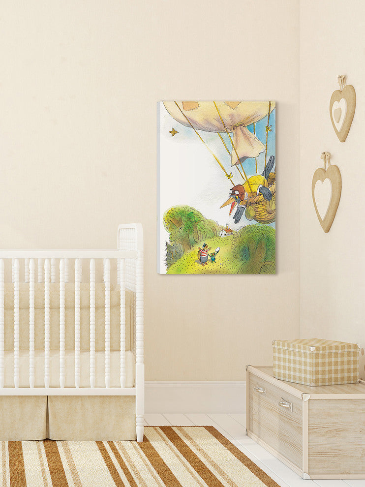 "Fly Away" Painting Print on Canvas by Curtis