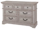 American Woodcrafters Stonebrook Double Dresser, Antique Gray 7820-260