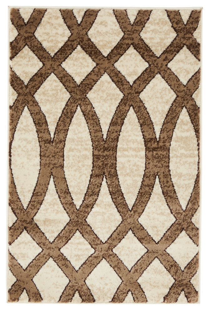 Unique Loom Brown Madison Rushmore 2' 0 x 3' 0 Area Rug