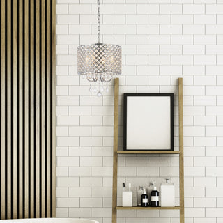 Emelia 14" Pendant, Chrome