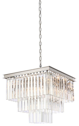 Elegant Lighting 1201S22 Sydney 13 Light 22"W Crystal Waterfall - Polished