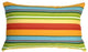 Pillow Decor - Bistro Stripes Azalea 12 x 20 Outdoor Pillow