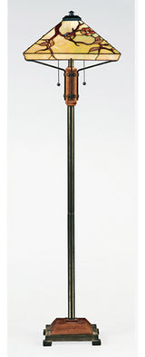 Quoizel TF9404M Two Light Floor Lamp Grove Park Multi