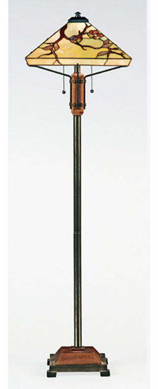 Quoizel TF9404M Two Light Floor Lamp Grove Park Multi