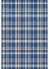 Premium Machine Washable Mayfield AMF563 Navy 3' x 5' Rug