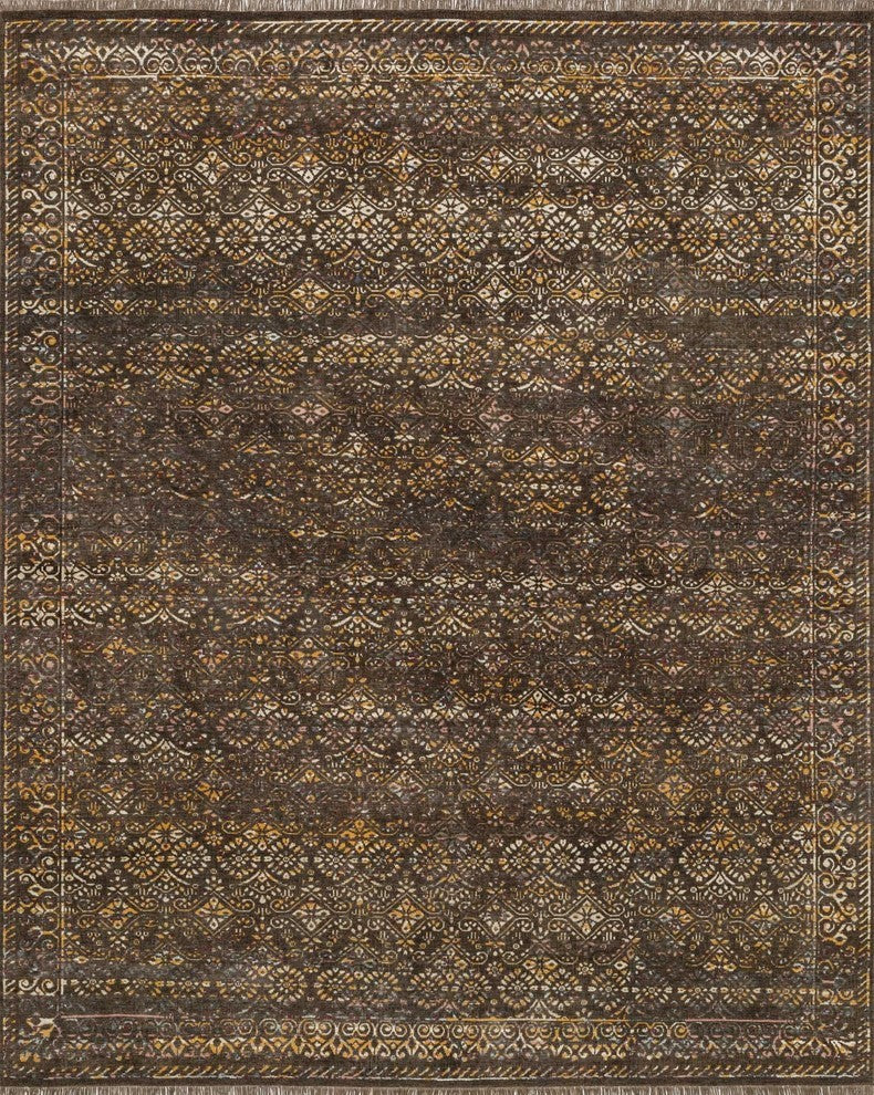 Loloi Ashton Brown/Multicolored Rug, 7'9"x9'9"