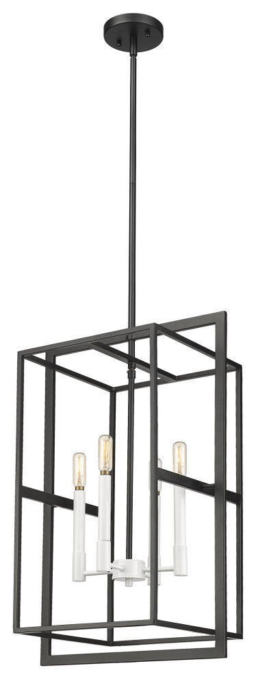 Milbank Black 4-Light Pendant