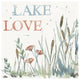 "Lakehouse VI Red" Digital Paper Print by Anne Tavoletti, 42"x42"