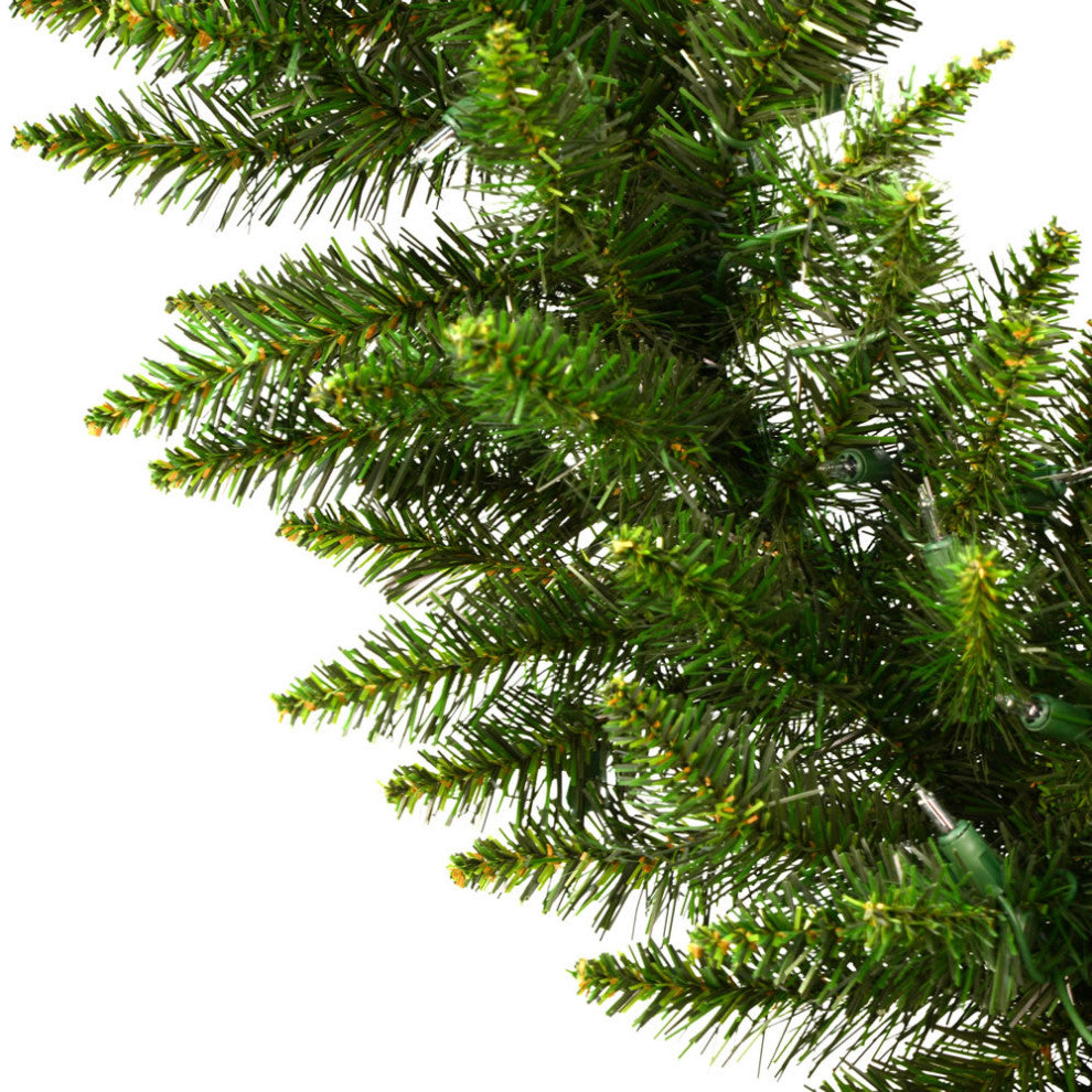 Vickerman A861106Led 9' Fir Christmas Garland, Warm White Led Mini Lights