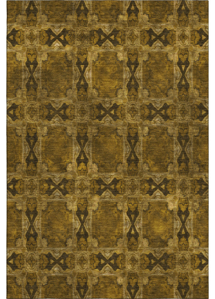 Premium Machine Washable Mayfield AMF564 Chocolate 5' x 7'6" Rug