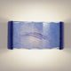 Storm Wall Sconce, Cobalt Blue and Sapphire, Bulb Type: E12