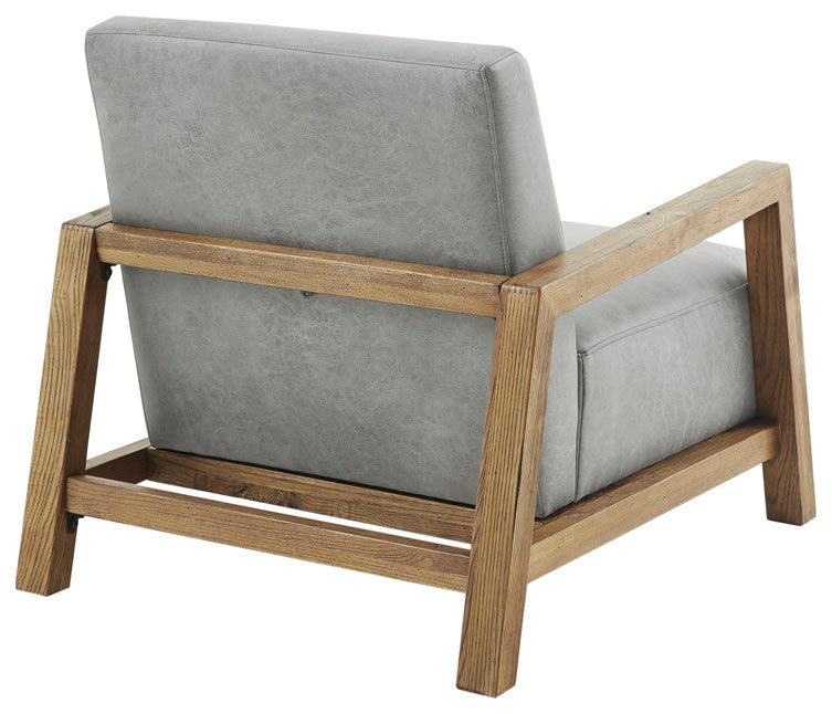 INK+IVY Accent Chair Mid-Century Modern Easton Low Profile Lounge Chair, Grey