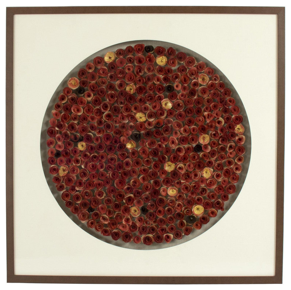 Abstract Rose Wall Art