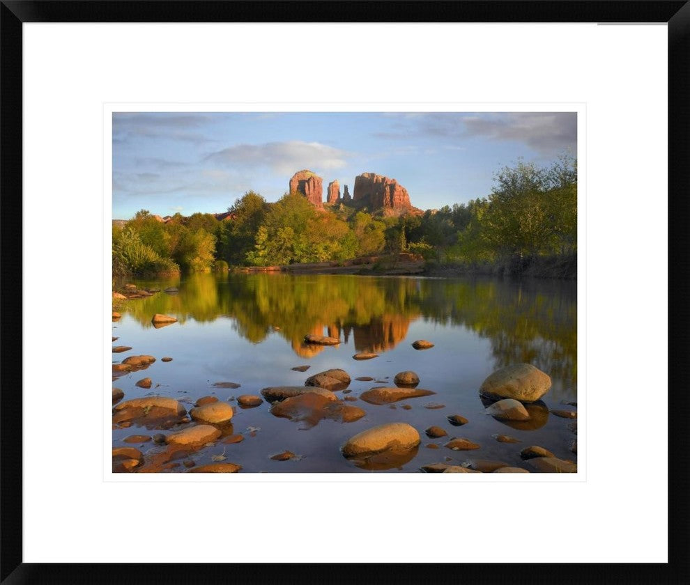 "Red Rock Crossing, Arizona" Framed Digital Print by Tim Fitzharris, 24x20"